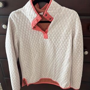 Size Small Marine Layer Quilted Reversible Pullover - Pink